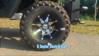 M1S4+2FF stellt für Sie einen 6-Sitzer-Golfwagen im neuen Design mit elektrischem 48-V-Akku und CE-Zertifizierung vor