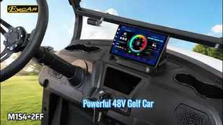 M1S4+2FF Weiß Sehen Sie, warum Sie sich für ein Golf-Elektroauto mit 48 Spannungen, 350 A-Steuerung, 3,7 kW USA-Motor und CE-Zertifikat entscheiden sollten