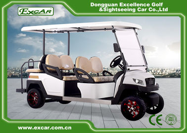48V EXCAR 4 Wheel 6 Seat  Electric Golf Carts With CE Certificated golf buggy car